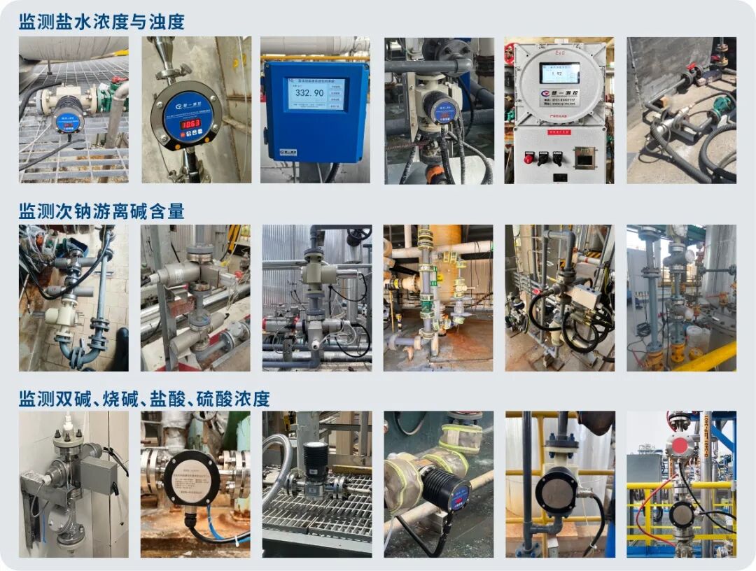 楚一测控在线浓度分析仪产品在氯碱行业应用 楚一测控在线浓度分析仪产品在氯碱行业应用