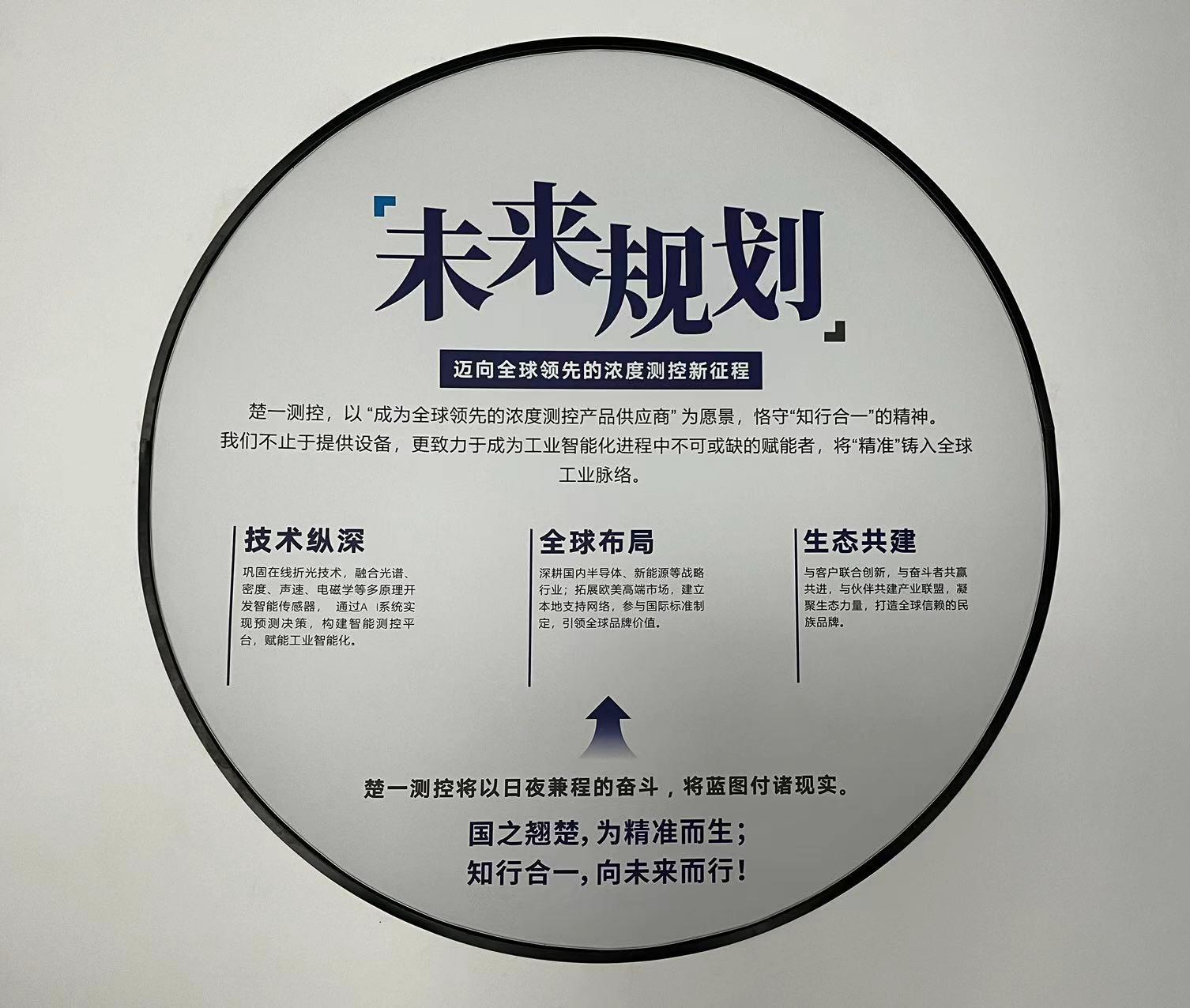 楚一测控未来规划